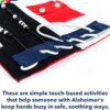 Assistex Fidget Blanket for Adults with Dementia - Calming Activities and Memory Games for Seniors- Sensory Mat- Guide Book - Aids Products for Elderly Patients - Gift Toys for People with Alzheimers - Image 3